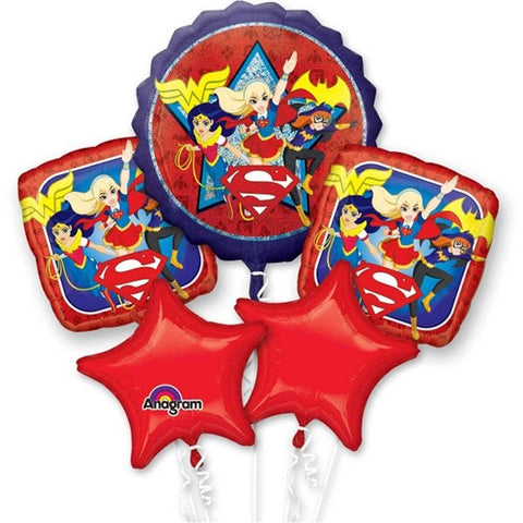 DC Super Hero Girls Balloon Bouquet - Assorted Foil