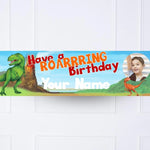 Dinosaur Roar Personalised Party Banner