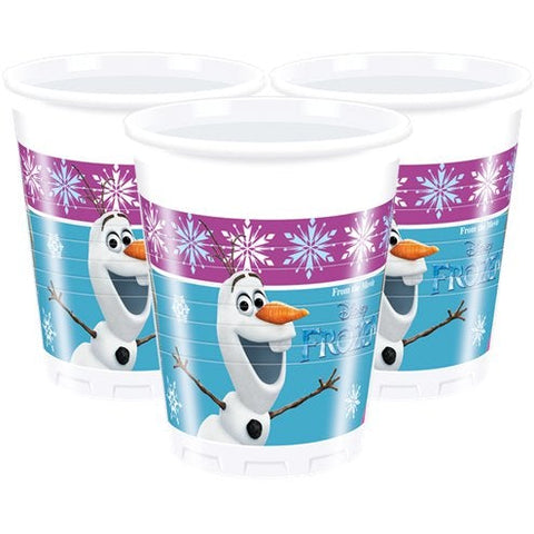 Disney Frozen Plastic Party Cups - 200ml