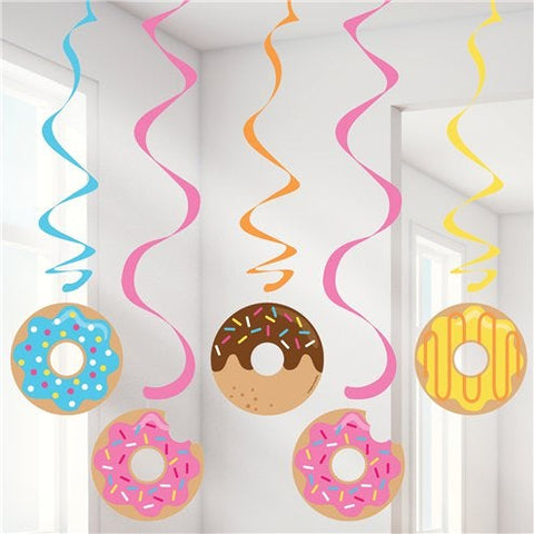 Doughnut Time Dizzy Dangler Hanging Decorations - 99cm