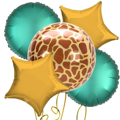 Giraffe Orbz Foil Balloon Kit