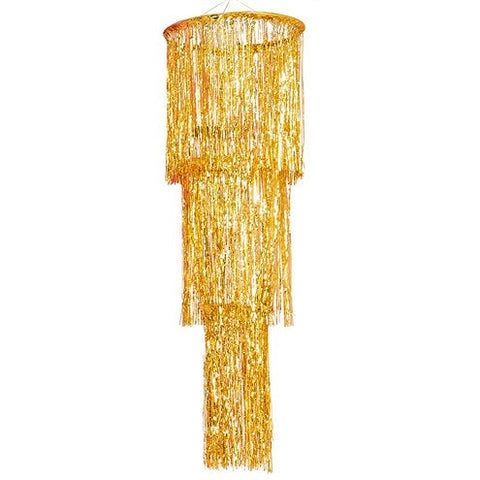 Gold Fringe Chandelier