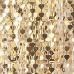 Gold Wedding Heart Foil Curtain Backdrop