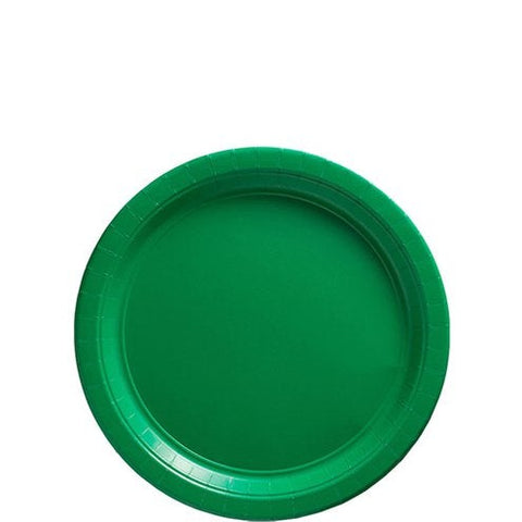Green Paper Plates - 18cm