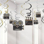 Hollywood Hanging Swirls Decoration - 60cm