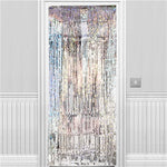 Holographic Silver Foil Curtain - 2.4m