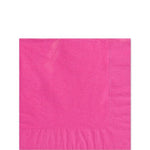 Hot Pink Beverage Napkins - 25cm