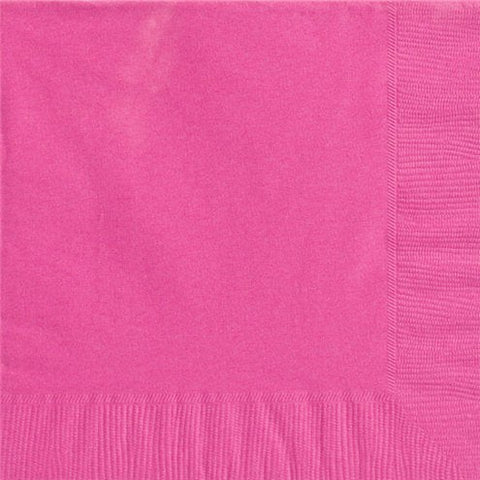 Hot Pink Dinner Napkins - 40cm