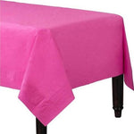 Hot Pink Paper Table Cover - 1.4m x 2.8m 3ply