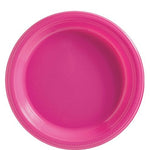 Hot Pink Plastic Plates - 23cm