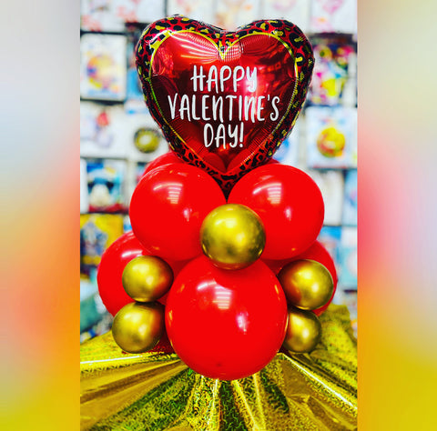 Valentines Balloon Pillar Gift