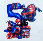 Bespoke Spider-Man Birthday Balloon Display