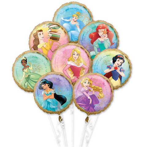 Disney Princess Balloon Bouquet of 8