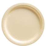 Ivory Paper Plates - 23cm