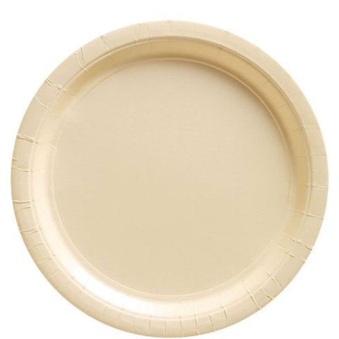 Ivory Paper Plates - 23cm