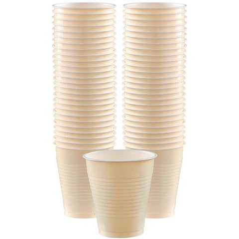 Ivory Plastic Cups - 473ml