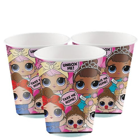 L.O.L Surprise Paper Cups - 256ml