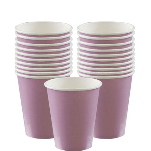 Lilac Paper Party Cups - 266ml