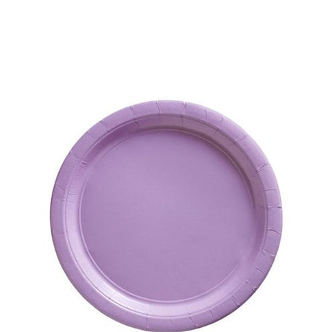 Lilac Paper Plates - 18cm