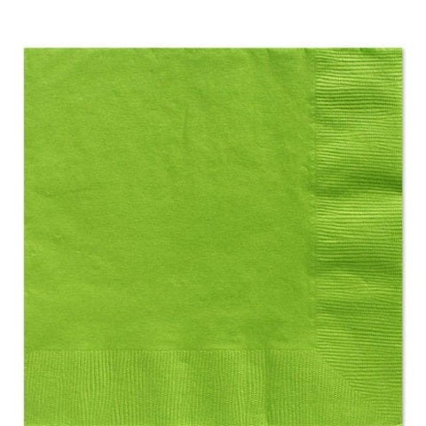 Lime Green Luncheon Napkins - 33cm