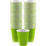 Lime Green Paper Coffee Cups - 340ml