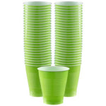 Lime Green Plastic Cups - 473ml
