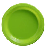 Lime Green Plastic Plates - 23cm
