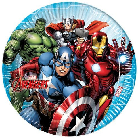 Mighty Avengers Paper Plates - 23cm