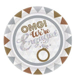 OMG Engagement Plates - 23cm Paper Party Plates