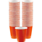 Orange Paper Coffee Cups - 340ml