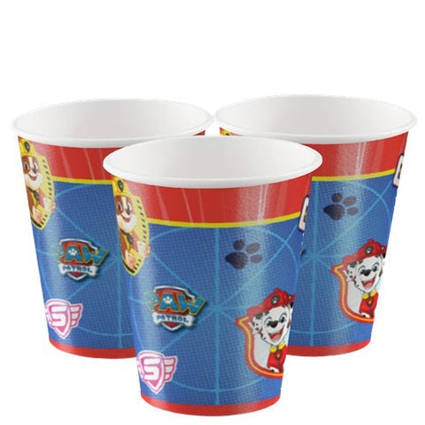 Paw Patrol Paper Cups - 250ml