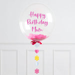 Personalised Flower Tail Bubble Balloon