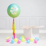 Personalised Tutti Fruity Inflated Orb Balloon