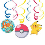 Pokémon Hanging Swirl Decorations