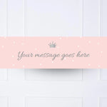 Princess Perfection Personalised Party Banner