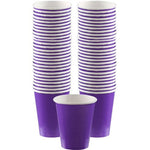 Purple Paper Coffee Cups - 340ml