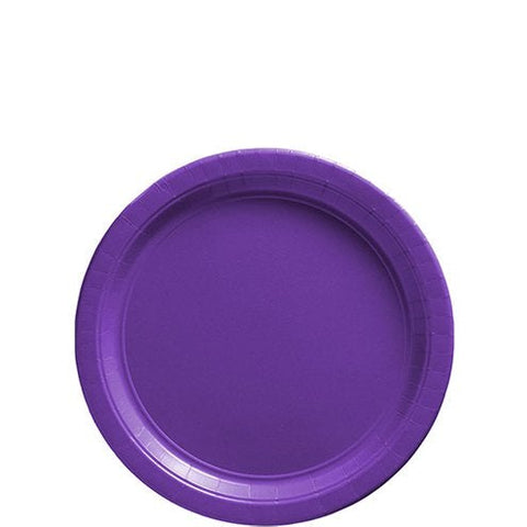 Purple Paper Plates - 18cm