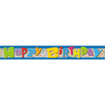 Rainbow Stars Birthday Foil Banner