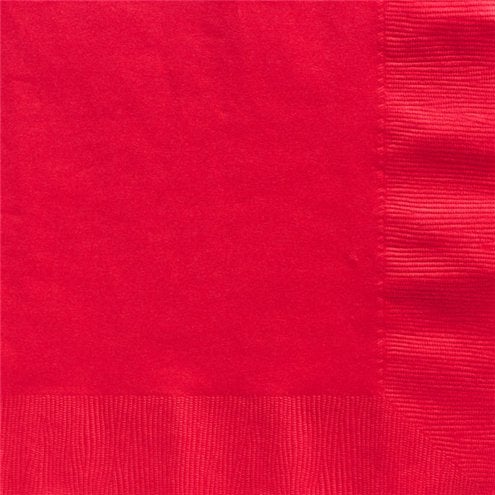Red Dinner Napkins - 40cm