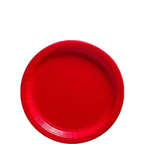 Red Paper Plates - 18cm