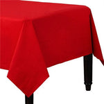 Red Paper Table Cover - 90cm x 90cm