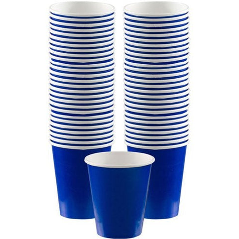 Royal Blue Paper Coffee Cups - 340ml