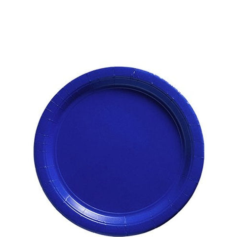 Royal Blue Paper Plates - 18cm
