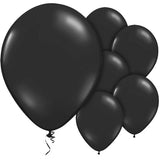 Helium Silver & Black Confetti Balloon Bouquets - 3 Bunches