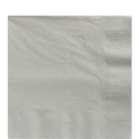 Silver Luncheon Napkins - 33cm