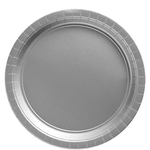 Silver Paper Plates - 23cm