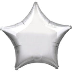 Silver Star Foil Balloon Kit