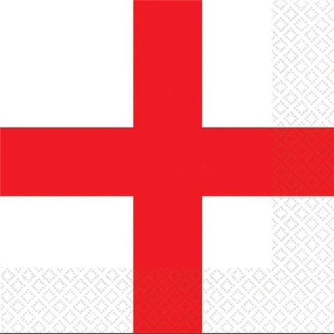 St George's England Flag Napkins - 33cm
