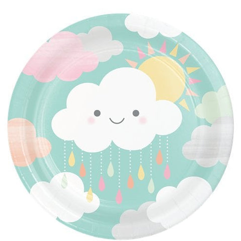 Sunshine Baby Showers Paper Plates - 23cm