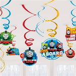 Thomas the Tank Hanging Decorations - Hanging Swirls